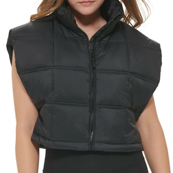 Calvin Klein Jackets & Blazers - Calvin Klein Performance Women’s Black Cropped Puffer Vest